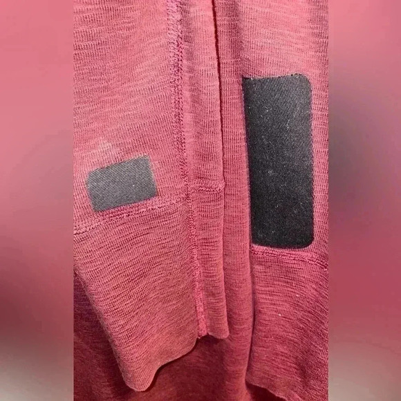 Wings + Horns Signal Slubbed Long Sleeve burgundy  T-Shirt L - Picture 4 of 6